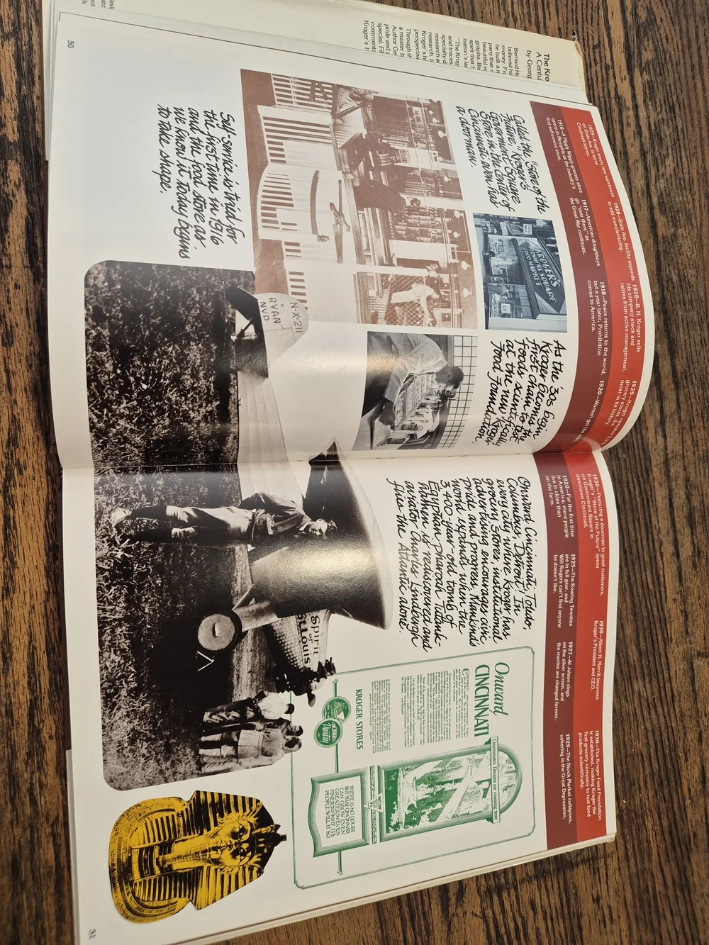Vtg 1983 The Kroger Story A Century of Innovation HC Book